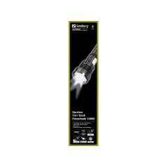 Sandberg Survivor 7in1 Torch PB 10000 - Ultimate Multi-Function Power Bank & Flashlight for Every Adventure